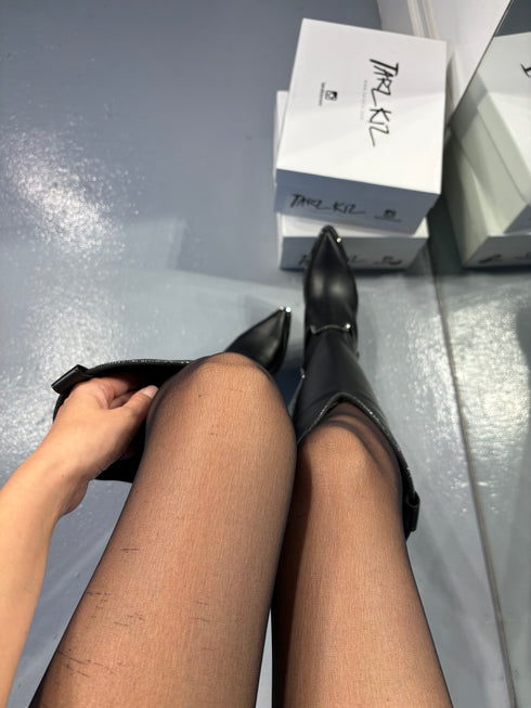 ISSI TAŞLI BİYELİ ÇİZME